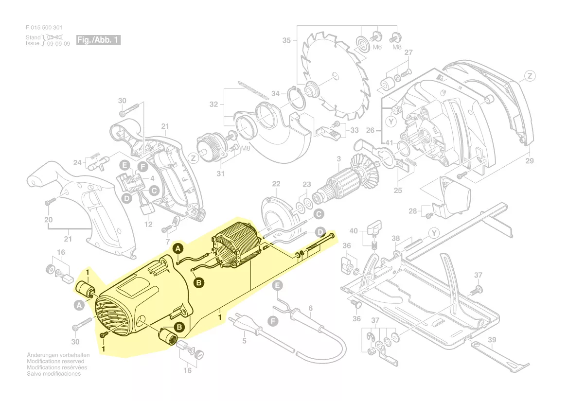 Stator réf. 2 610 Z02 669 BOSCH